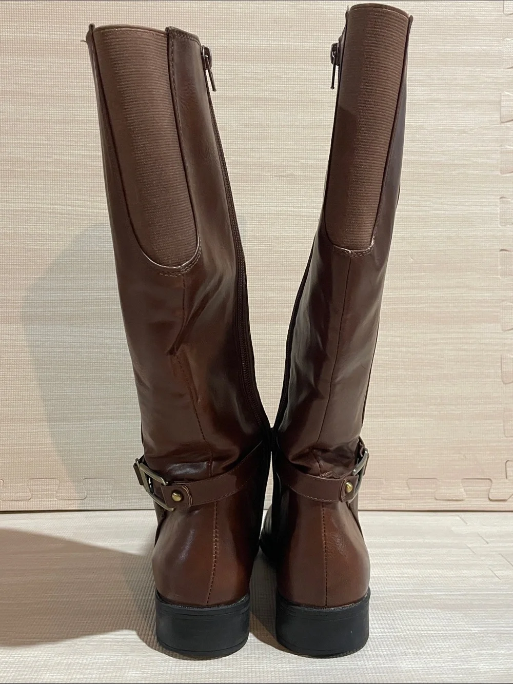 Life Stride Women's Tall Brown Riding Boots